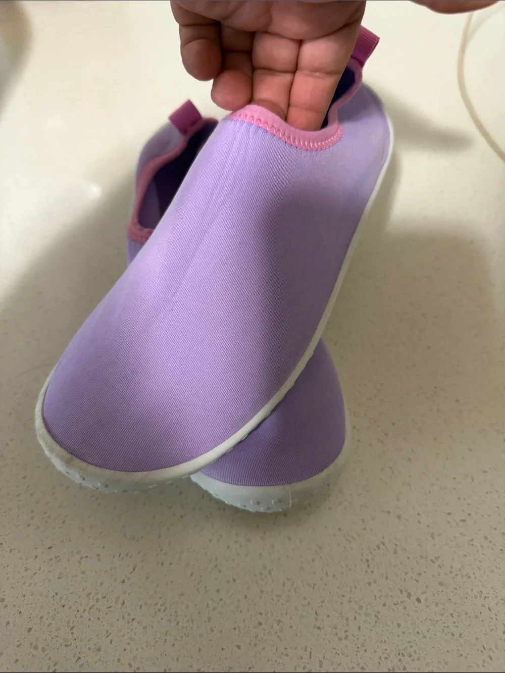 Kids Slip-On Water Shoes - Purple/Pink M 2/3